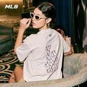 MLB 男女情侣运动短袖老花大logo时尚休闲T恤23夏季TSM02