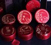 糖果盒2023中国风圆筒喜糖盒 马口铁喜糖盒子结婚圆桶糖果盒 用品