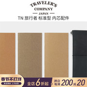日本MIDORI Traveler's Notebook TN旅行者笔记本标准版 内芯配件
