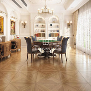 美式客厅防滑木纹砖 室内卧室餐厅拼花木纹仿古砖地板砖地砖600