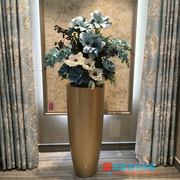 L玻钢璃落地大花瓶仿真插花艺套装客厅酒店商场欧式现代装饰品摆