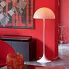 丹麦时尚后现代个性创意台灯五金客厅书房卧室白色蘑菇落地灯