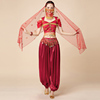 肚皮舞宝莱坞演出服2024套女成人印度舞蹈服装舞台服表演套装