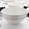 隆达骨瓷巴塞罗那碗创意个性，家用ins网红饭碗老式碗不烫手高颜值