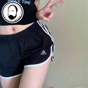 Adidas 阿迪达斯 夏季女子运动服热裤训练健身跑步裤子GK5265