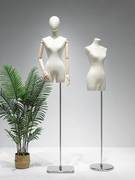 韩版锁骨小胸模特道具，女半身人台服装店橱窗展示架全身女装店