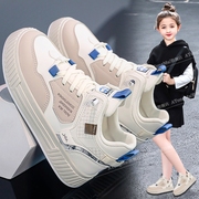 儿童小白鞋女童鞋子2024春秋女孩软底运动鞋防滑学生春季板鞋