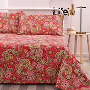 中国风喜庆红布料 纯棉帆布粗布沙发盖布桌布床单窗帘四季布