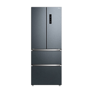 美的402l法式多门双开门四门超薄嵌入式冰箱家用变频一级风冷无霜