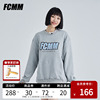 fcmm秋冬潮牌圆领卫衣logo情侣款，设计感美式灰色长袖女小个子上衣