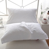 纯白色枕巾一对装纯棉素色全棉，宾馆酒店宿舍，洗浴深蓝色枕头巾盖巾