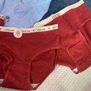 2条装纯色红色内裤本命年女龙年纯棉抗菌中腰简约保暖无痕三角裤