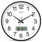 钟表挂钟客厅现代简约机芯家用石英钟，创意静音圆形电子表时钟挂表