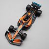 1 24迈凯伦MCL36仿真F1合金赛车模型4号2022赛季轮胎可动男孩玩具