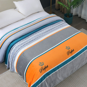 冬季珊瑚绒毯子铺床加厚床单人午睡沙发，盖毯冬天空调毯法兰绒毛毯