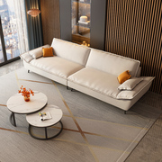 简约日式北欧小户型沙发现代出租房，用客厅三四人，位直排公寓科技布