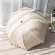 鸟笼伞拱形雨伞公主伞，蘑菇伞防晒防紫外线黑胶遮阳折叠女太阳伞夏