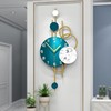 北欧创意客厅装饰挂钟 轻奢主义个性钟表 时尚现代简约静音时钟