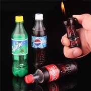 网红打火机稀奇古怪新奇特可乐饮料，雪碧打火机充气体创意点烟器