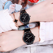 gedi韩版潮流学生情侣手表，休闲皮带手，腕表简约个性男女表歌迪