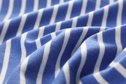 日系复古海军蓝白条纹(白条纹，)t恤女短袖，夏季纯棉柔软厚实水手服宽松上衣
