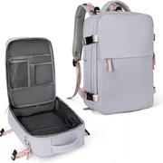 跨境女生多功能背包旅游双肩包大容量，马卡龙(马卡龙，)色保温防水行李包