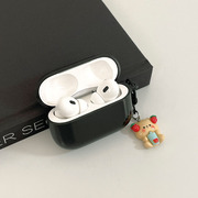 果冻黑耳机套适用苹果airpodspro2二代蓝牙，3代iphone无线耳机壳第二第三代保护套，三代耳机盒情侣可爱软壳潮