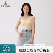 eland衣恋潮流小香风外穿内搭针织，吊带背心女