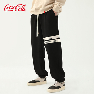 coca-cola可口可乐裤子男夏季薄款美式休闲束脚裤卫裤潮流运动裤