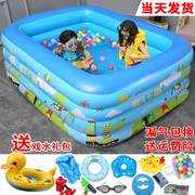 儿童充气游泳池大号家用婴儿宝宝游泳桶加厚大型家庭小孩戏水池
