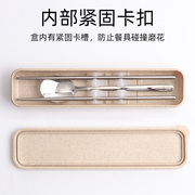 筷子盒便携式家用空盒，学生专用外带单人，大号筷子勺子餐具收纳盒子