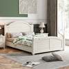 美式轻奢白蜡木储物高箱床，单人床1.2米1.5米儿童床全实木双人床