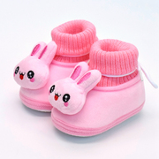 婴儿鞋冬季加厚保暖0-1岁不掉鞋3软底，6-12个月男宝宝学步鞋棉鞋秋