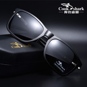 cookshark库克鲨鱼铝镁墨镜男士，太阳眼镜偏光驾驶开车司机潮眼镜