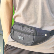 腰包多功能男士运动手机腰带，大容量健身旅行装备，超轻薄斜挎小胸包