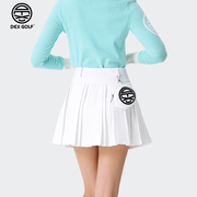 DEXGOLF韩国高尔夫裙夏季速干女裙运动半身裙弹力百褶裙配小球袋