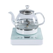 小型烧水壶单个茶吧机饮水机玻璃涌泉式无水柱底部自动上水电茶壶