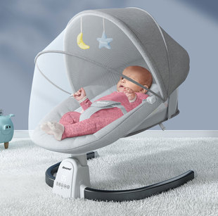 哄娃神器婴儿摇摇椅新生儿，摇摇床宝宝电动摇篮，带娃睡觉安抚椅哄睡