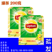 立顿绿茶lipton袋泡茶，包下午茶100袋200克茶叶s100促