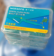 香港屈臣氏圆线牙线棒盒装，剔牙原味、薄荷，味可选进口港版
