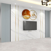 墙纸3d立体浮雕壁纸现代简约电视背景墙壁布，客厅墙布卧室定制壁画