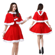 兔女郎节演出圣诞圣诞表演服战袍装红色裙子连衣裙成人cos女性感