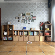 儿童实木书柜组合柜电视柜书架家用客厅多功能组合柜收纳柜