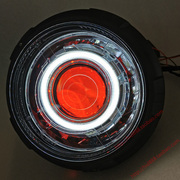 销DL250摩托车大灯前照灯改装Q5海5透镜 LED双光透镜照明无损 品