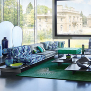 罗奇堡设计师麻将方块彩色布艺模块沙发现代简约组合榻榻米可定制