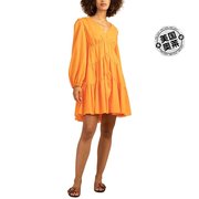 trinaturk常规版型make，merry连衣裙-橙色，美国奥莱直