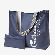 牛津布防水尼龙女包，单肩旅行包大包大容量，环保购物袋帆布包送小包