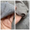 灰色米色意大利产羊毛混纺粗纺花呢春秋冬面料设计师外套马甲布料