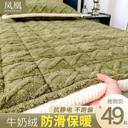 牛奶绒床垫垫褥冬季床，褥垫法兰珊瑚软垫家用垫被毛毯垫子毯子褥子