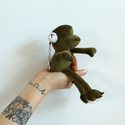 长腿青蛙书包挂件情侣丑萌钥匙扣可爱创意公仔丑萌玩偶包毛绒玩具